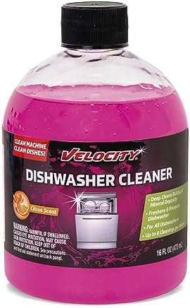 Velocity Dishwasher Cleaner 8 Uses Per Bottle