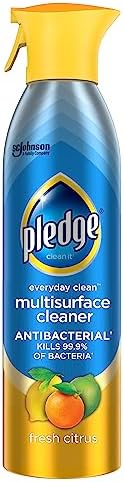 Pledge Antibacterial Spray Fresh Citrus Scent 97oz