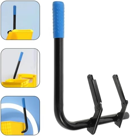 Ipetboom Commercial Mop Bucket Lever Metal Drain Basket Pole 1