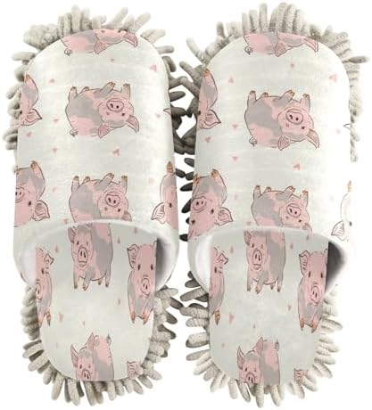 Zhirexin Microfiber Mop Slippers for House Cleaning