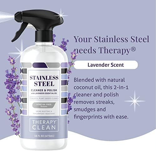 Therapy Stainless Steel Cleaner Polish Wipes Bundle 1