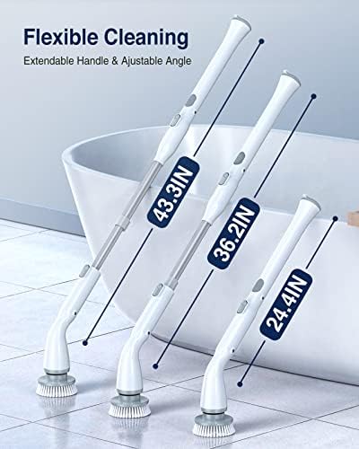 LABIGO Electric Spin Scrubber LA1 Pro Cordless Cleaning Brush for Bathroom and Tile