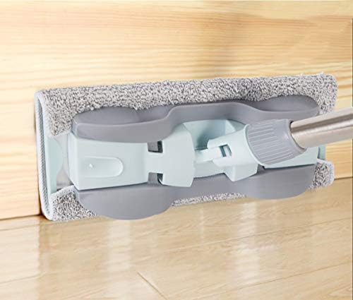 YOUSHANGJIA Microfiber Floor Mop - 15 Inch with 4 Washable Pads and Adjustable Handle