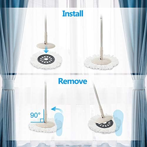 Eyliden 360 Spin Mop Bucket System - Brown