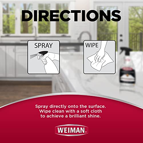 Weiman Quartz Cleaner with Microfiber Cloth 24 Oz
