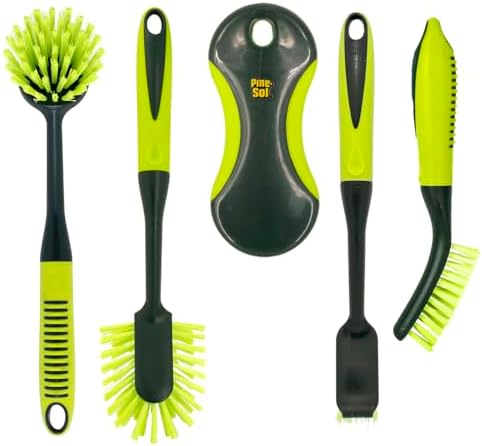 Pine-Sol Scrub Brush Set 5 Pieces