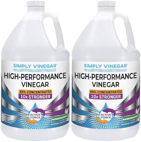 Industrial Strength 49 Vinegar Cleaner - 128 oz Pack of 2