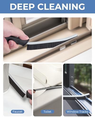 CLEANGOR Crevice Cleaning Brush Tool for Tight Spaces