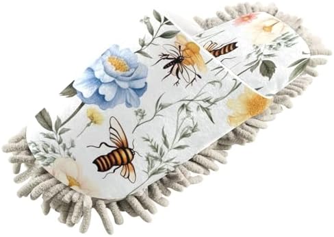 Bulletgxll Bees and Flowers Cleaning Slippers - M