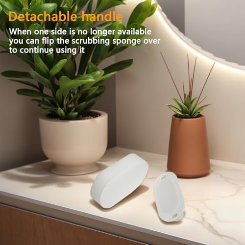 ICEICE Heavy-Duty Bathroom Scrubber with Handle