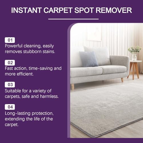 Instant Carpet Spot Remover with Reusable Cloth