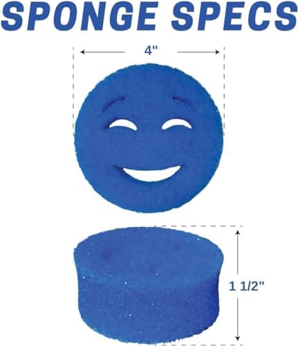 Smilyeez Scrub Moji Sponge Set of 3 - Purple 1