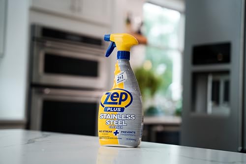 Zep Plus Stainless Steel Cleaner 32 Fl OZ 1