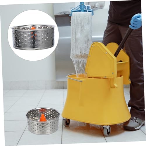 Rotary Mop Bucket Dry Basket - Stainless Steel Strainer