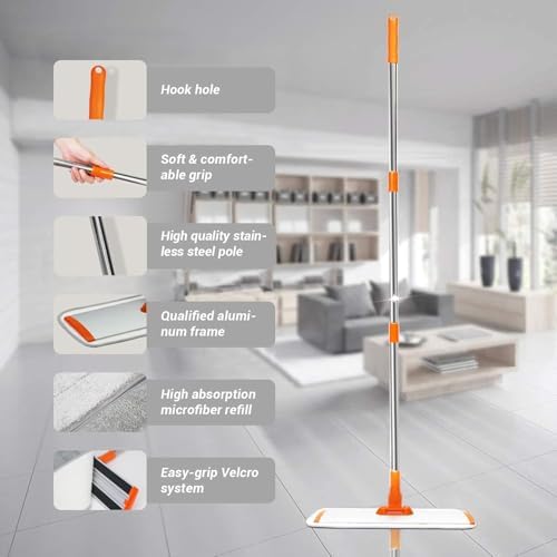 175 Microfiber Mop with 51 Adjustable Handle