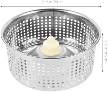 Ipetboom Stainless Steel Rotating Mop Bucket Basket