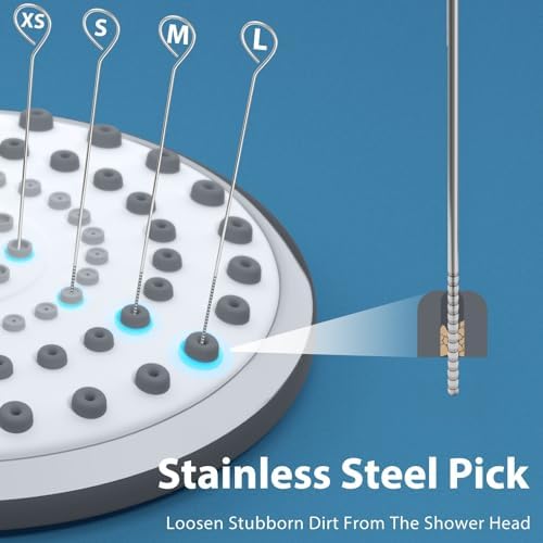 30pcs Multisize Shower Head Cleaner Tool Set