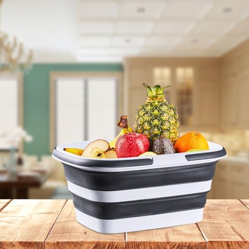 Timeglaxy 21 Gal Collapsible Mop Bucket with Handle