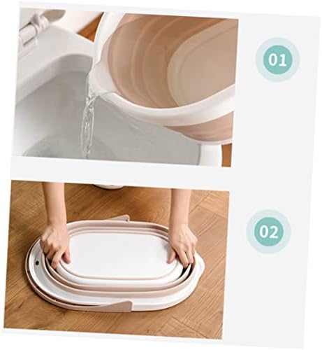 High-Efficiency Foldable Mop Bucket with No Spill Design