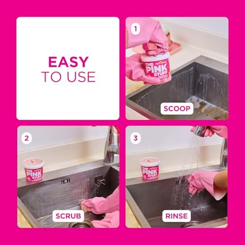 Stardrops The Pink Stuff Cleaning Bundle 3-Pack Multi-Purpose Paste Spray Cream