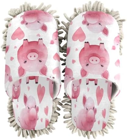 Zhirexin Mop Slippers for Men Women 3cm Microfiber