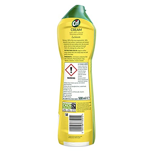 Cif Lemon Cream Cleaner 500ml