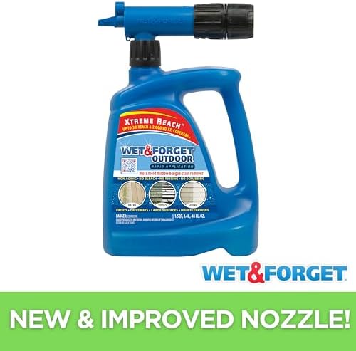 Wet Forget Outdoor Stain Remover with Xtreme Reach Hose End
