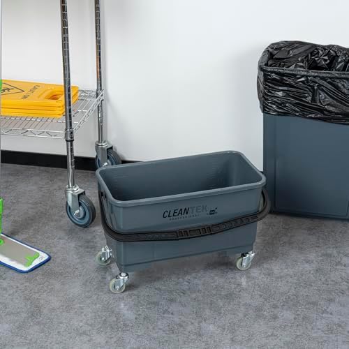 Restaurantware-Clean Tek 25 Quart Mop Bucket With Wheels