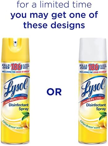 Lysol Disinfectant Spray Lemon Breeze 19oz