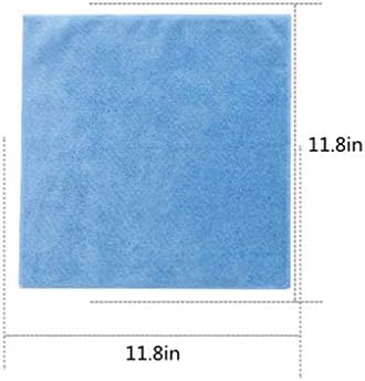 YSLON Rubber Cleaning Gloves 2-Packs with Cloth Waterproof Reusable Large