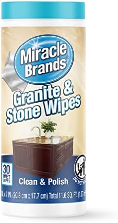 MiracleWipes for Stone Surfaces - 30 Count