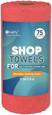 Orighty Microfiber Cloths 75 Sheets Red 115 x 115