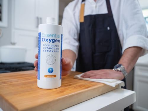 Essential Oxygen 3 Food Grade Hydrogen Peroxide 32 Fl Oz 1