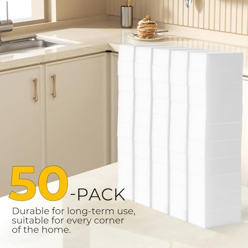FUBOTRAD 50 Pack Melamine Magic Cleaning Sponges 1