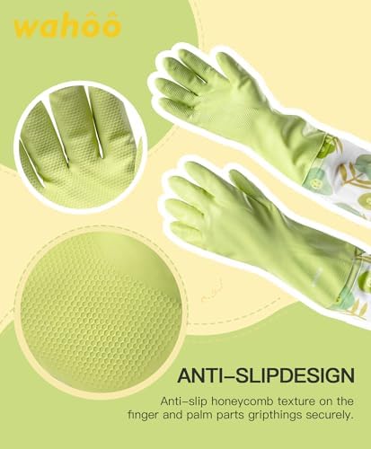 Wahoo 20 Elbow Length Skin-Friendly Cleaning Gloves