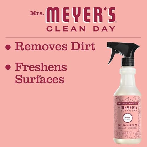 Mrs Meyers Clean Day All-Purpose Cleaner Spray Rose 16 fl oz Pack of 3
