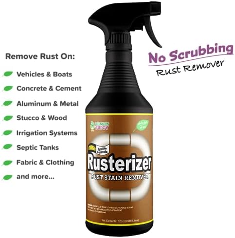 Green Bean Buddy Rusterizer No Scrubbing Rust Remover 32oz