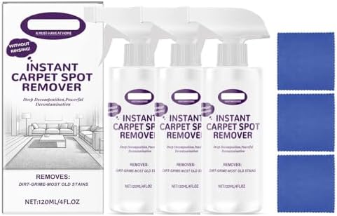 Instant Carpet Spot Remover with Reusable Cloth