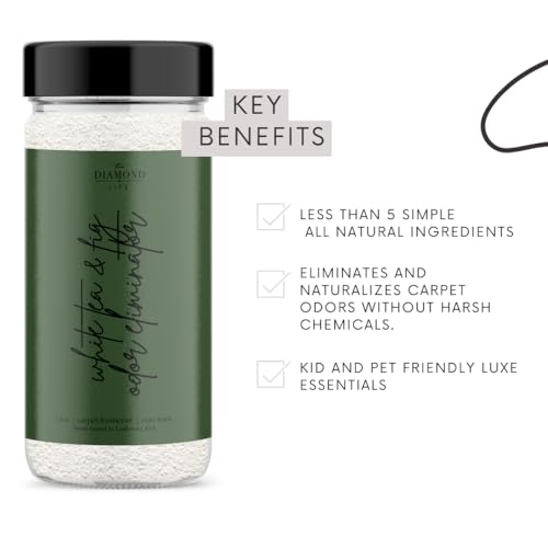 The Diamond Life Home White Tea Fig Carpet Refresher Powder