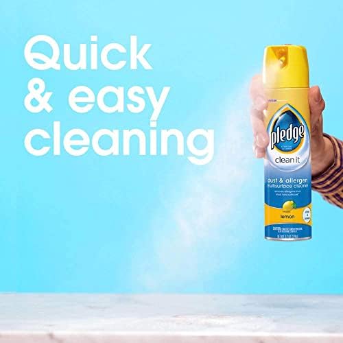 Pledge Dust Allergen Multisurface Cleaner Lemon Scent 97oz