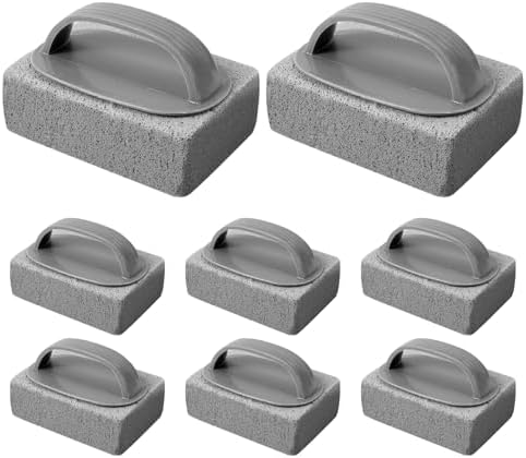 WanZEXine 8 Pcs Pumice Stone Cleaning Tool with Handle