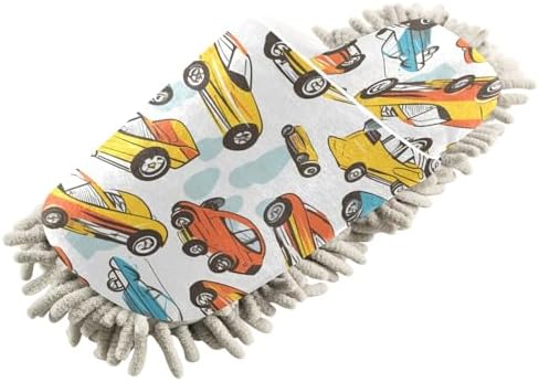 Bulletgxll Colorful Mopping Slippers Washable Floor Mop Replacement 1