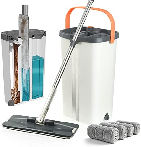 Jelymark 3-Chamber Mop Bucket Set with Wringer