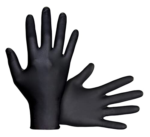 SAS Safety 66518 Raven 6 Mil Nitrile Gloves Large Case of 10