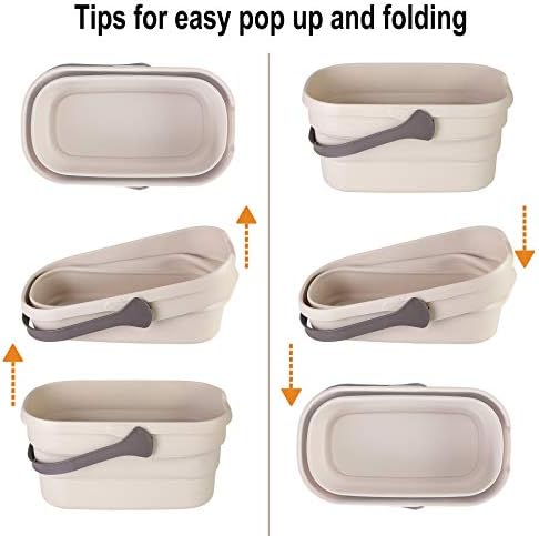 Eyliden 10L Collapsible Bucket with Non-Slip Handle