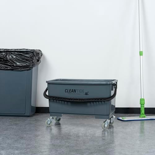 Restaurantware-Clean Tek 25 Quart Mop Bucket With Wheels