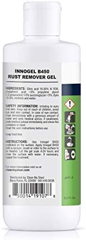 CLEAN MY STEEL Heavy-Duty Rust Remover for Stainless Steel and Metal Surfaces 85 oz