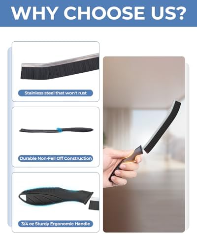 CLEANGOR Crevice Cleaning Brush Tool for Tight Spaces
