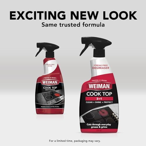 Weiman Cooktop Cleaner Spray 2 Pack with Micro Towel 1