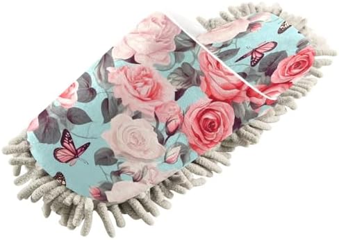 Bulletgxll Mopping Slippers with Microfiber Pad for Daily Cleaning